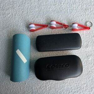 Costco Black Glasses Case Blue Case Lot Of 3 Cases